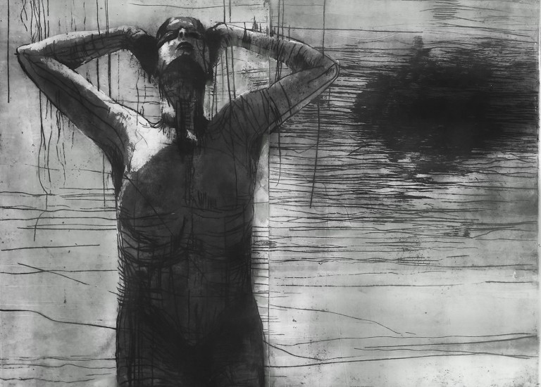 Emanacja | algrafia | 140 x 100 cm
